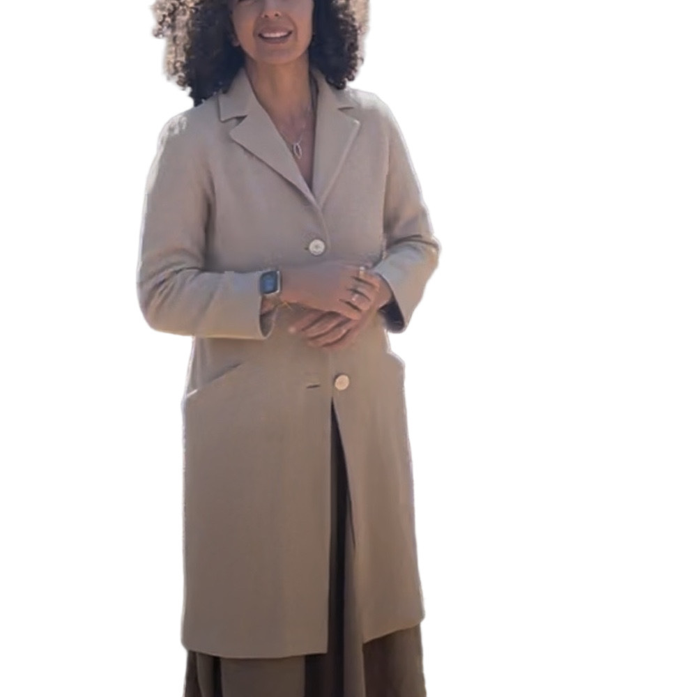 Vintage Missoni Wool Coat - Beige - (S)– Timeless, Minimalist, Elegant - Picture 10 of 11